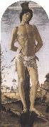 Sandro Botticelli St Sebastian (mk36) oil on canvas